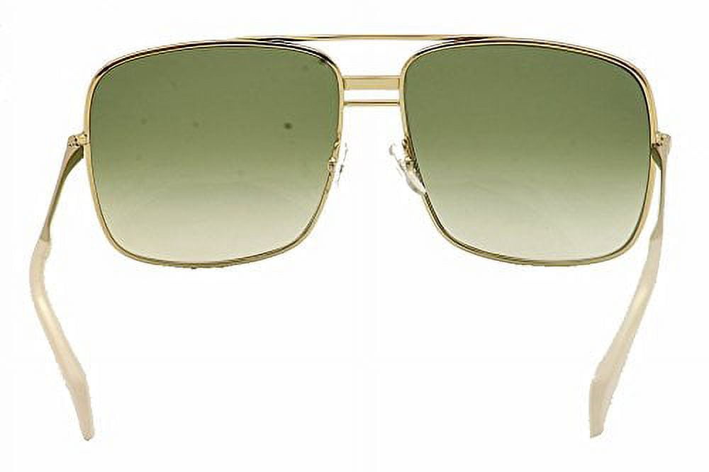 C line Sunglasses 41808 S Frame Gold Lens Green Gradient