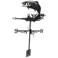 thumbnail image 1 of Card Slot Wind Vane Decoration Rotating Windmill Stainless Steel Roof Garden Indicator Needle Accessory, 1 of 8