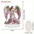 thumbnail image 6 of Yooshoverk Angel Dove Figurine 2D Acrylic Decor Durable Design Charming Accent Clutter-Free Home Bedroom Desk Display, 6 of 6