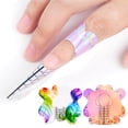 thumbnail image 3 of destyer 100 Pieces Nail Art Acrylic Nail/UV GEL Nail Extension Tips Form Guide Stickers, 3 of 7