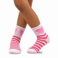 thumbnail image 6 of TeeHee Kids Cotton Fashion Crew Socks 6 Pair Pack for Girls, 6 of 7