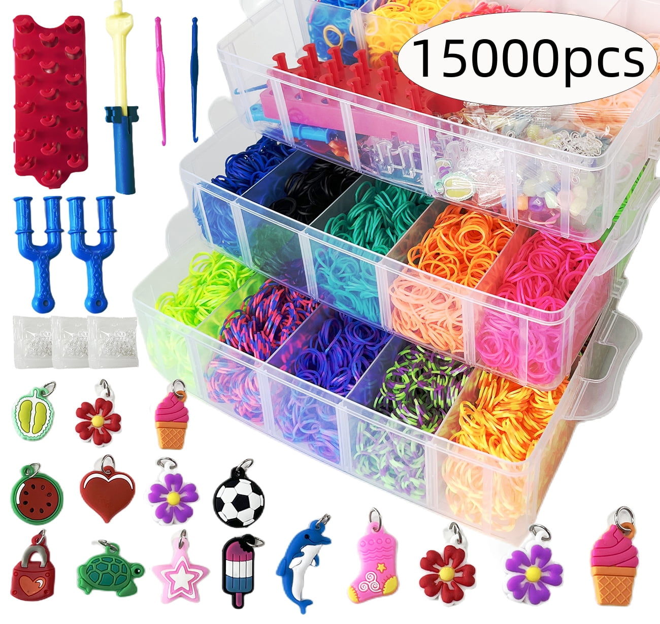 Bracelet Making Kit Loom Rubber Bands Arts Crafts Friendship Bracelet