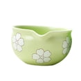 thumbnail image 3 of DOLITY Ceramic Matcha Bowl with Spout Matcha Tea Making,Handmade,Tea Ceremony Porcelain Tea Bowl Traditional for Friends Family Gift C, 3 of 9