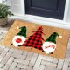 thumbnail image 5 of Tapete Felpudo navideño - Gnome Dwarf Santa Snowman Greeting Welcome Carpet (2) Tmvgtek Libre de BPA, 5 of 8