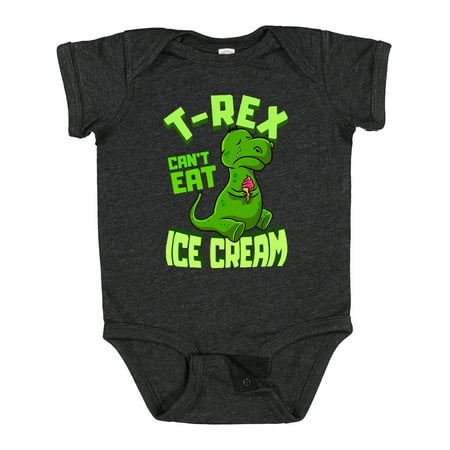 

Inktastic Dinosaur Ice Cream Funny Gift Baby Boy or Baby Girl Bodysuit