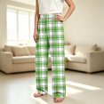 thumbnail image 7 of XAOFW Boys Plaid Pajama Pants Elastic Waist Sleepwear Trousers With Pockets Kids Fall Winter Casual Comfortable Bottoms, 7 of 7