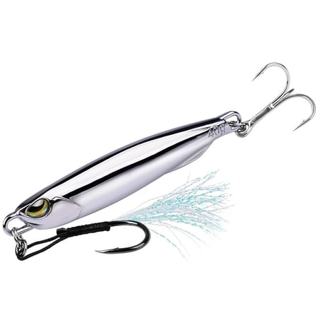 15g Electroplated Iron Plate Metal Fishing Lure Saltwater Jigging Hard Bait Long Casting Sea Fishing Swimbait
