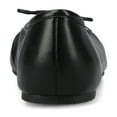 thumbnail image 3 of Journee Womens Callee Ballet Bow Slip On Dress Flats, Widths Available, 3 of 9