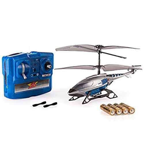 Air Hogs, Axis 300x RC Helicopter With Batteries - Silver & Blue