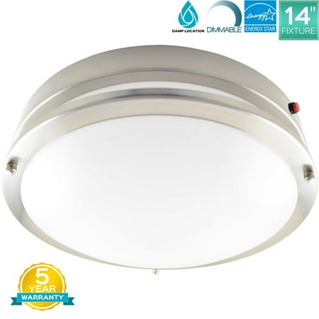Luxrite 14 Inch Emergency Led Light Fixture 22w Battery Backup Luxrite 14 Inch Emergency Led Light Fixture 22w Battery Backup 5000k Bright