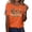 Orange(250 anniversary usa flag), variant on Iaqnaocc 4th Of July Tops for Women Trendy Short Sleeve America 250 Crew Neck Patriotic 250 anniversary usa flag Tees Retro 2026 Summer Festival T Shirts for Women Navy M