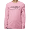 thumbnail image 2 of Skyline Juneau Alaska Long Sleeve Shirt Unisex Medium Pink, 2 of 5