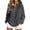 Dark Gray #0273, variant on Women Leopard Print Quarter Zip Pullover Long Sleeve Stand Collar Casual Relaxed Fit Fall Sweatshirt