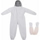 thumbnail image 1 of Traje de apicultura profesional, protección corporal completa, diseño elástico y de bolsillo para una mayor movilidad, tejido de mezcla de algodón que ofrece transpirabilidad, capucha desmontable con, 1 of 5