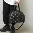 thumbnail image 5 of Bolso de concha Bolso Mujer Chic Sling Gran Capacidad Satchel Mujer Viaje (perla) Negro, 5 of 5
