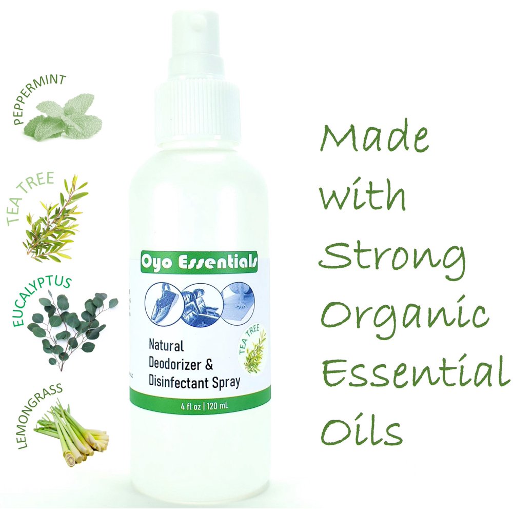 Foot Odor and Shoe Odor Control and Eliminator Spray (Antibacterial and