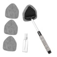 thumbnail image 1 of Terraxo Windshield Cleaner Auto Windshield Cleaning Tool with Microfiber Pads Extendable Rod Car Interior Window Detailing Cleaning Kit Suitable for Mirrors S gray Microfiber Pad, 1 of 8
