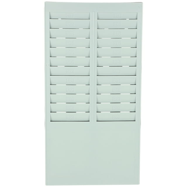 Multi-card Slot Storage Rack Attendance Card Rack Attendance Machine Card Rack 24 Slots Card Rack