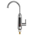 thumbnail image 1 of Injueey Grifo eléctrico de cocina con calefacción, desmontable, de calentamiento rápido, reemplazo modificado a prueba de fugas, grifo Juegos de accesorios de baño Plata Enchufe de la UE, 1 of 6