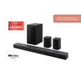 thumbnail image 2 of LG S70TR Soundbar with Dolby Atmos ans Rear Surround Speakers 5.1.1 Channel, Perfectly Matches The QNED TV, Sound 3D, Auto Power, Wireless Dolby Atmos, True Wireless connectivity, Wow Orchestra, 2 of 5