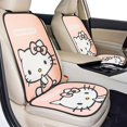 thumbnail image 4 of Cojín de asiento de coche Sanrios Anime Hello Kitty con dibujos animados, transpirable, antideslizante, bonito y cómodo cojín de espalda Kawaii, regalo para niña dulce, 4 of 5
