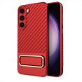 thumbnail image 2 of Étui Robuste pour Samsung Galaxy S23 Plus 6.6 Pouces avec Protection d'Objectif Tout Compris Support Caché Invisible Antichoc Étui Mince Léger, Rouge, 2 of 6