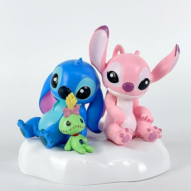 Stitch Angel Día de San Valentín figura limitada regalo modelo periférico muñeca de dibujos animados pareja ornamento juguete