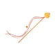 thumbnail image 5 of Juguete interactivo para gato jinwen con borlas de campana Varita mágica de gato Naranja, 5 of 8