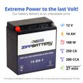 thumbnail image 6 of Zipp Battery Ytx16-bs-1 (16-bs-1 12 Volts,14 Ah, 165 Cca) Motorcycle Battery for Suzuki 1400cc Vs1400gl Intruder Glp S83 1999, 6 of 8