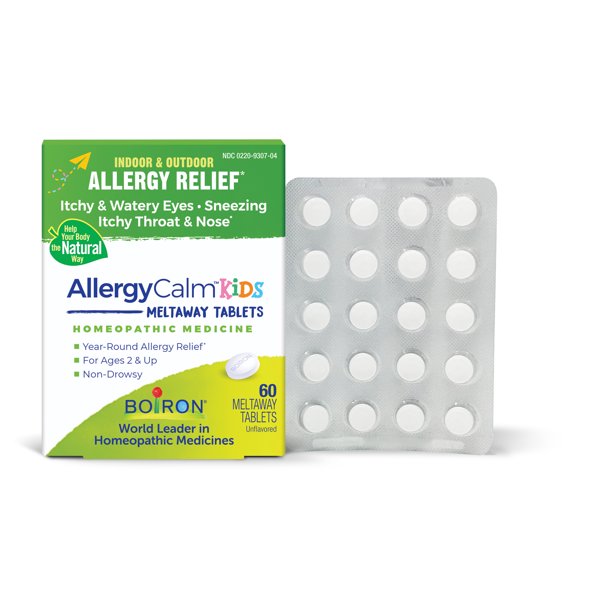 Boiron AllergyCalm Kids Tablets, Homeopathic Medicine for Allergy
