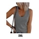thumbnail image 5 of Camiseta sin mangas transpirable Qarigey para mujer gris 2XL, 5 of 5