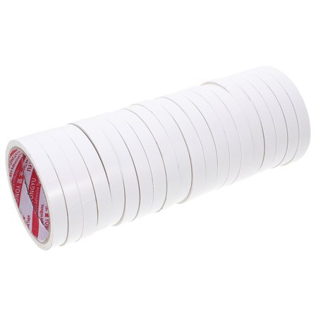 20pcs Double-Sided Adhesive Tape Rolls for Crafts Scrapbooking and Card Making with Paper Backing Double Sided Tape