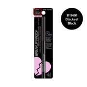 كحل جل مقاوم للماء وقابل للسحب من Wet n Wild Mega Last Breakup Proof، يدوم طويلاً (16 ساعة)، أسود للغاية، 0.01 أونصة