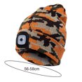 thumbnail image 2 of Gorro de senderismo con luz LED, gorro de punto iluminado, 2 of 5