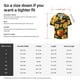 thumbnail image 5 of Fotbe Tangerine Camisa Estampada de Manga Corta para Hombre, Casual de Verano, Estilo Playero, Sin Arrugas-Medium, 5 of 5