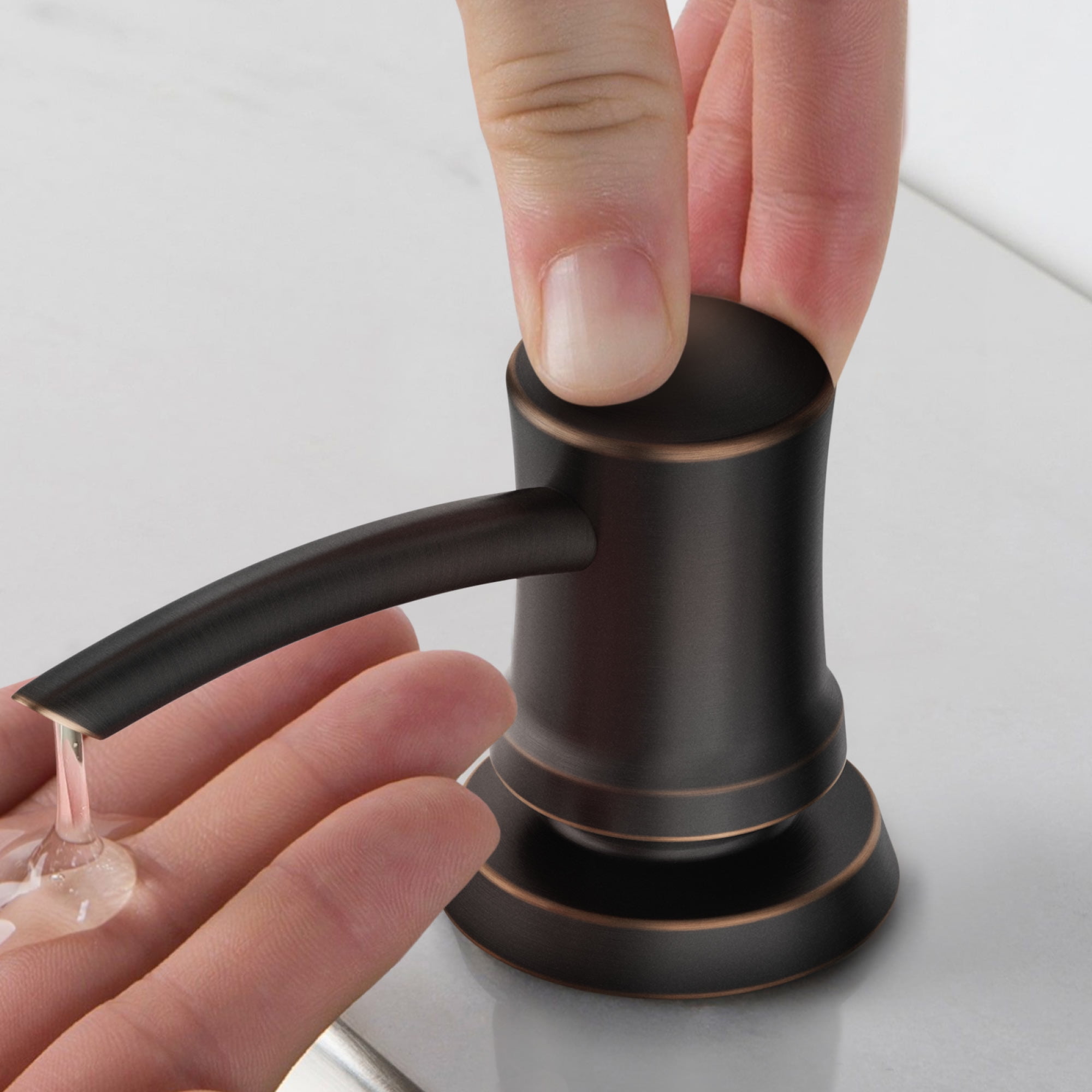 Kraus Brass Kitchen Soap and Lotion Dispenser in Oil Rubbed Bronze