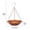B, variant on SLYNSHome Hanging Birdbath Bird Feeder for Outdoor Decoration,Cute Metal Bird Bath Bowl with Chain Backyard Birdbath Garden Decor