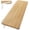Wood Color, variant on Upgrade Wall Mounted Folding Table 31.5”L x 15.7”W, Laundry Folding Table with Heavy Duty Metal Collapsible Shelf Brackets, Wall Mounted Desk Fold Down for Small Spaces, White