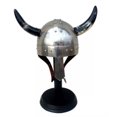 thumbnail image 3 of Norman Spangen Medieval Armour Helmet Reenactment Table Top With Wooden Stand, 3 of 4