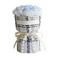 thumbnail image 2 of Eoozwa 1 Packs Simulation Rose Bouquet with Realistic Flowers Textured Fabric Wrapping and "Just For You" Sign Valentine's Day Wedding Anniversary Gift Long Lasting Home Decor Centerpiece, 2 of 6