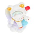 thumbnail image 1 of Resin Astronaut Figurine for Decor 1Pcs White Astronaut Bear Statue, 1 of 3