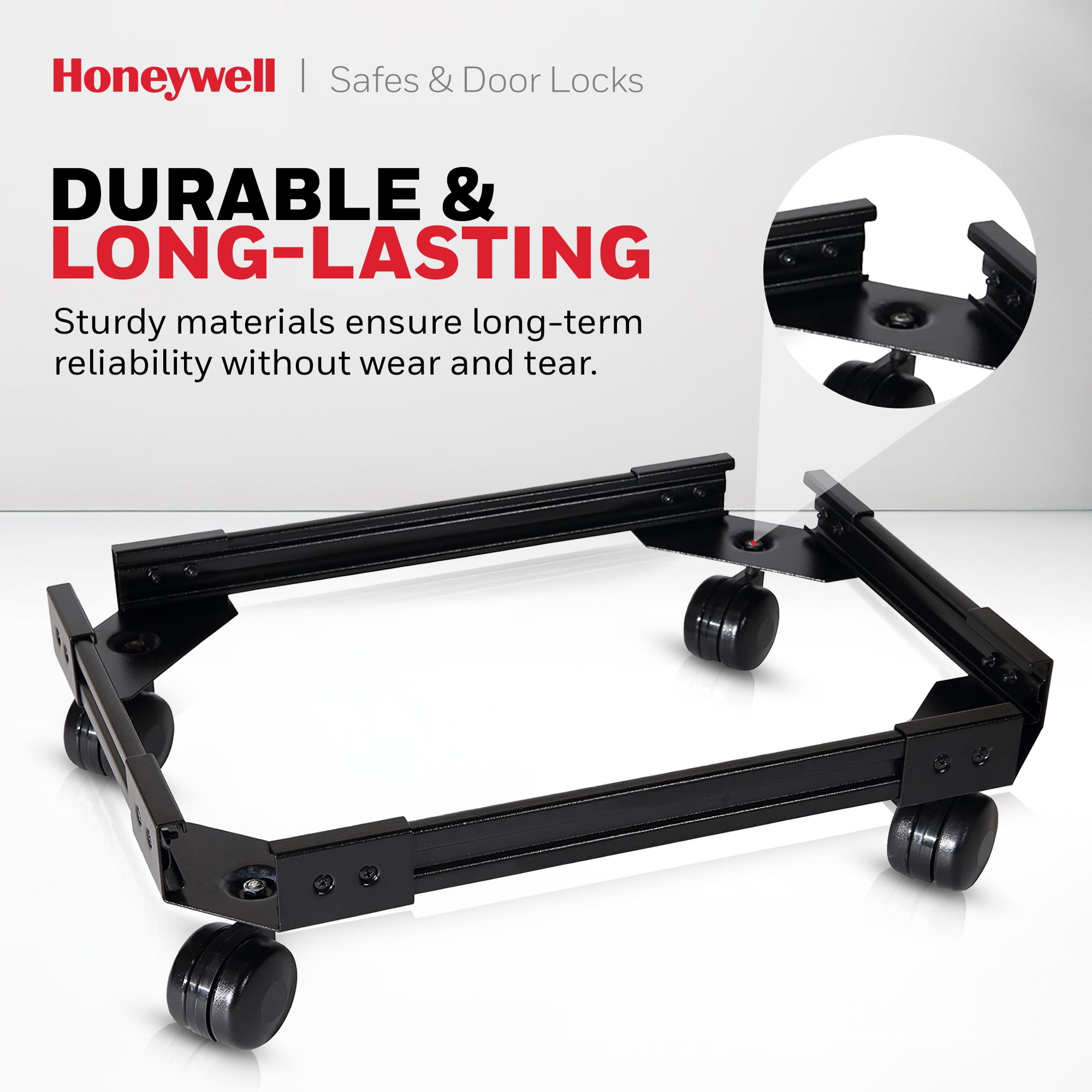 Honeywell Safes, Black Wheel Cart for 1108 File Fire Chest Convenient to Move Safe, 1108C