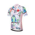 thumbnail image 3 of 2022 Maillot de ciclismo para niños y niñas, camiseta de manga corta para bicicleta de montaña o carretera, ropa de verano, color rosa, 3 of 5