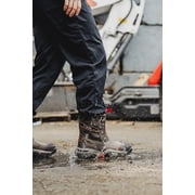 Bobcat Men’s Frontier Wellington Waterproof Pull-On Composite Toe Work Boot, Wide Available