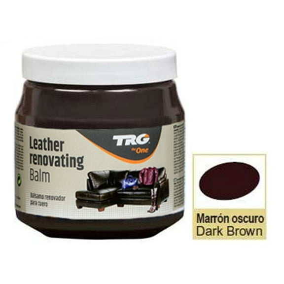 TRG Dark Brown Large Leather Conditioner - best leather cleaner and conditioner for large products such as leather sofa or leather car seat.