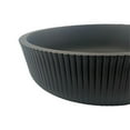 thumbnail image 6 of Yale 14" Round Crystal Glass Vessel Bathroom Sink in Black, 6 of 8