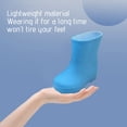 thumbnail image 2 of Hrsba Kids Unisex Rain Boots,On Solid Color Waterproof EVA Rubber Cute Kids Boots, 2 of 4