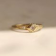 thumbnail image 3 of Geometric Antique MInimalist Gold Square zircon Color Rings For Women Party Accessories Gifts Custom Jewelry, 3 of 3
