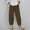 Brown, variant on pstuiky Wide Leg Pants Woman, Solid Color Loose Long Palazzo Pants Trousers Trendy Gym Clothes Holiday Gifts Army Green L