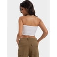 thumbnail image 2 of Women's Basic Casual Strapless Backless Bandeau Tube Top, 2 of 6